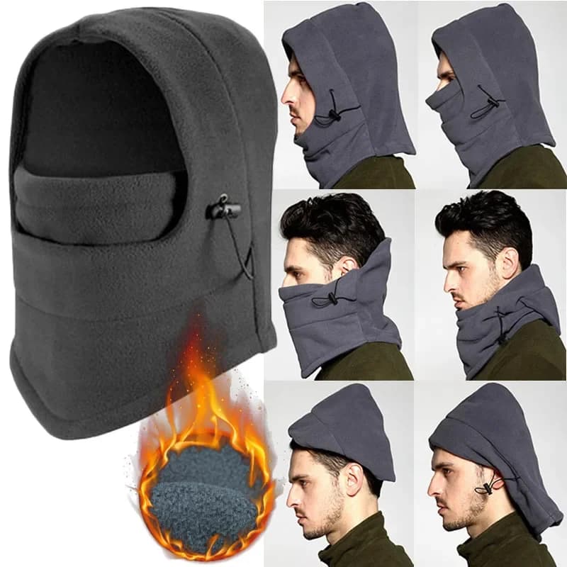 New Fashion Hot Cap Winter Men Women's Hats Waterproof Thermal Fleece Sunset Hooded Hats Trekking Scarves Hats