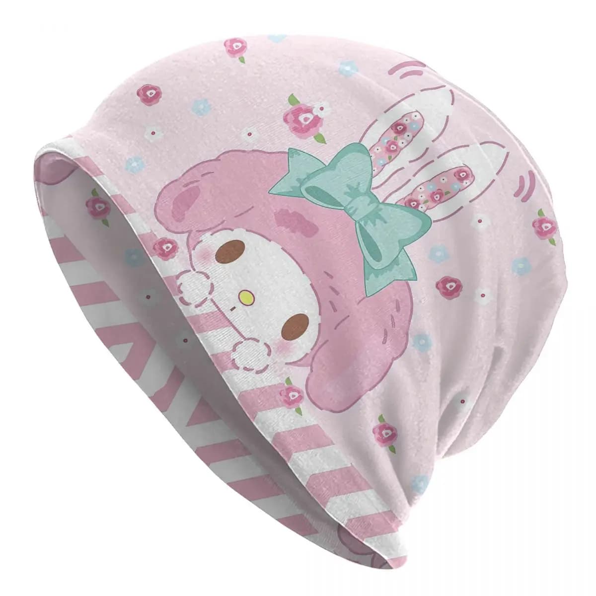 My Melody Cute Hello Kitty Bonnet Hat Hip Hop Outdoor Skullies Berretti Cappelli per uomo Donna Primavera Head Wrap Caps