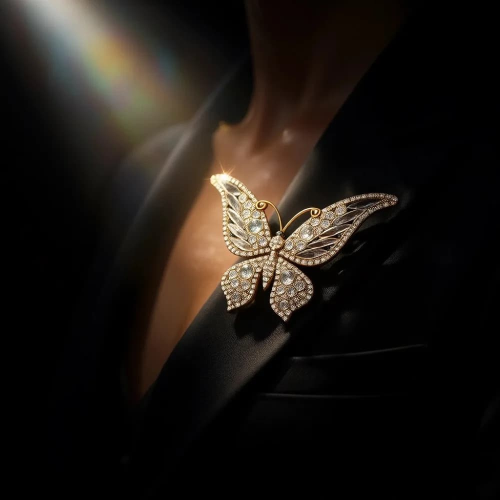 Set di 16 Spille Vintage con Strass a Forma di Animali, Insetti e Piante per Donne e Ragazze, Idea Regalo