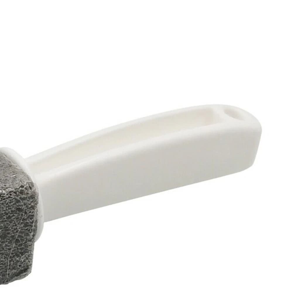 Set di 2 Spazzole per WC con Pietra Pomice per Pulizia di Angoli e Fessure Difficili, Texture Morbida e Sicura per l'Uso in Bagno