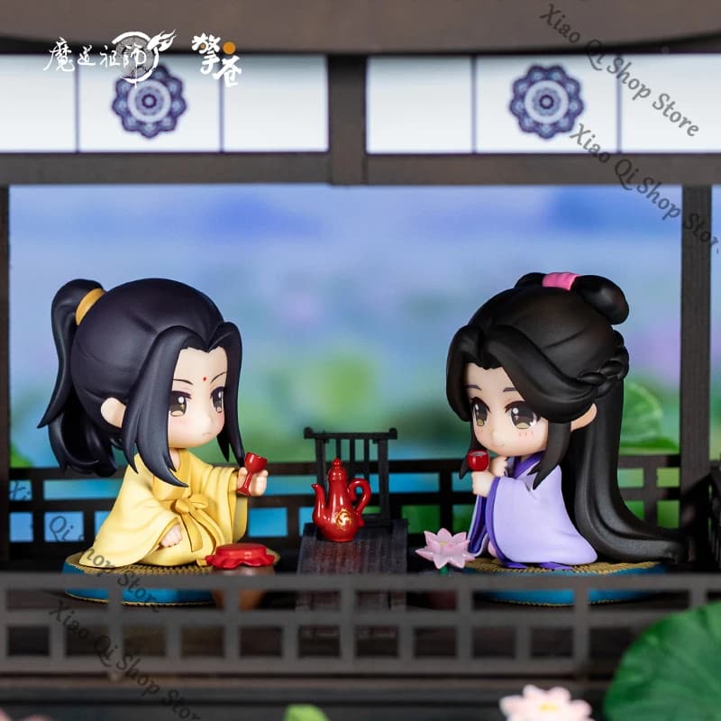 Grandmaster of Demonic Cultivation Anime ambitus Jinzhixuan Jiangyanli bathrobe series Q version handmade model desktop ornament