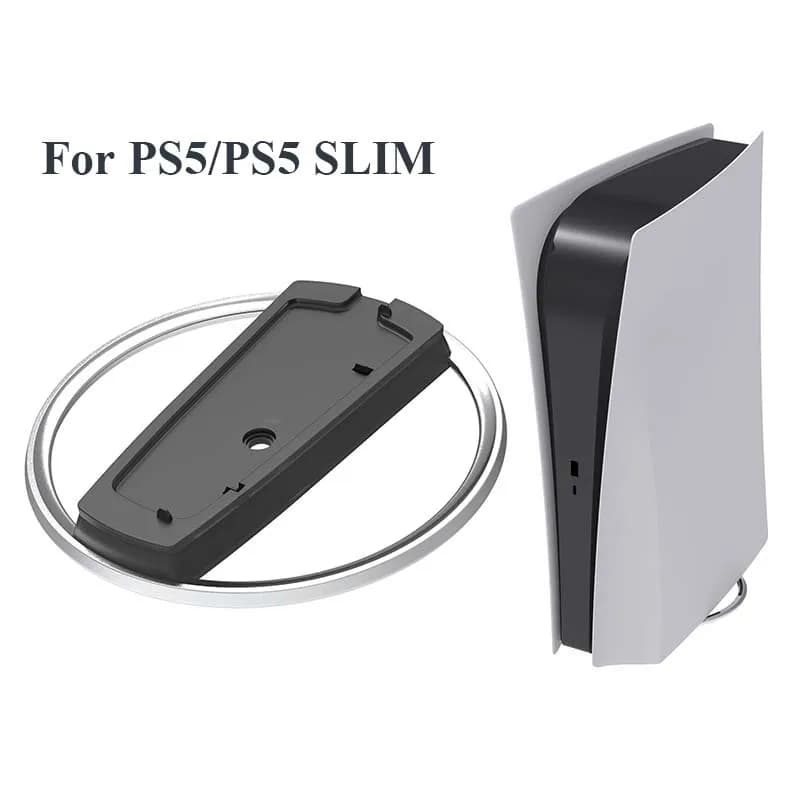 For PS5/PS5 Slim Game Console Vertical Cooling Version Stand Anti-Slip Base Holder Compatible For PS5/PS5 Slim Game Accessories