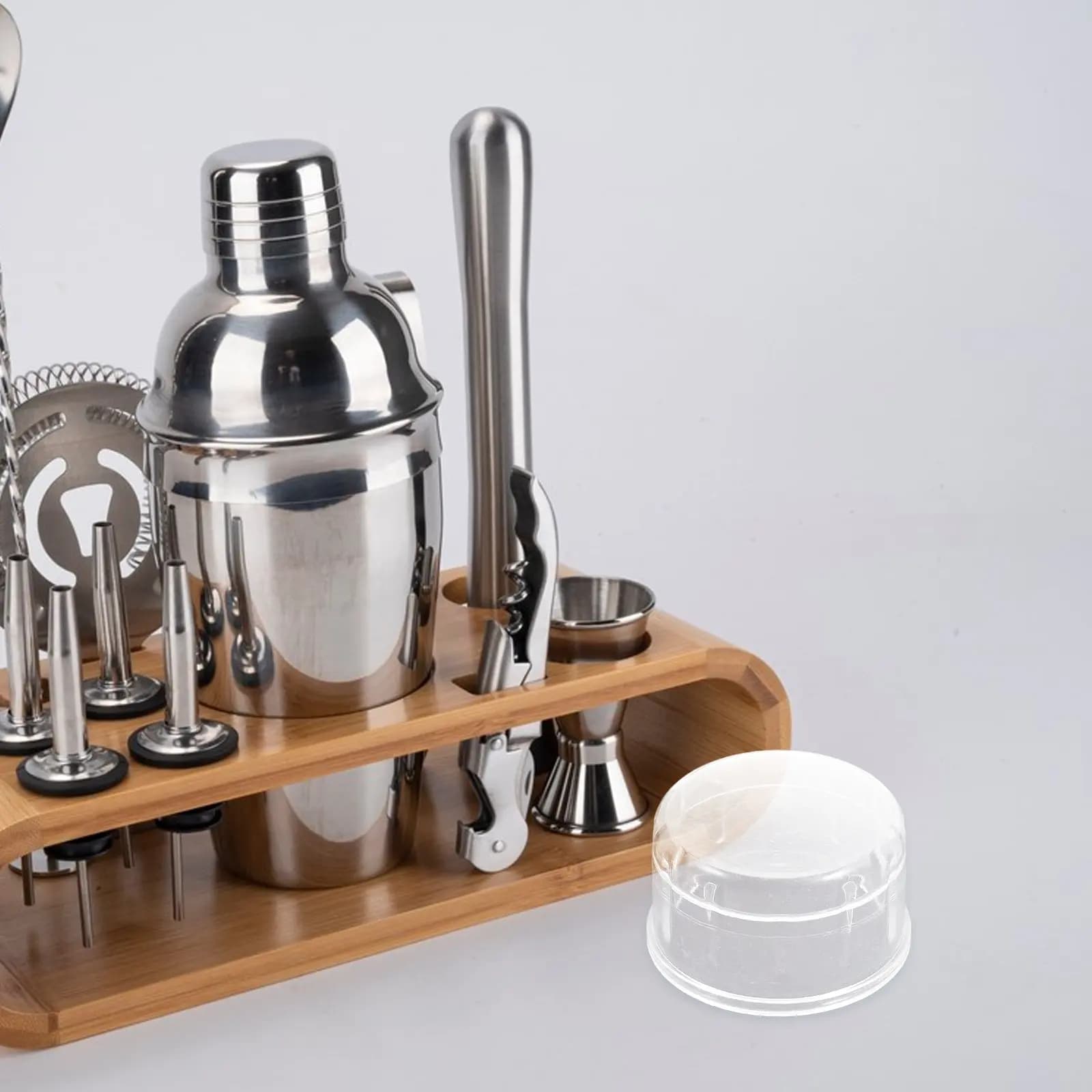 10 Pezzi Coperchi per Shaker ad Alta Trasparenza, Tappi Antigoccia di Ricambio per Shaker da Cocktail, Bicchieri per Succhi, Barattoli Mason, Bubble Tea