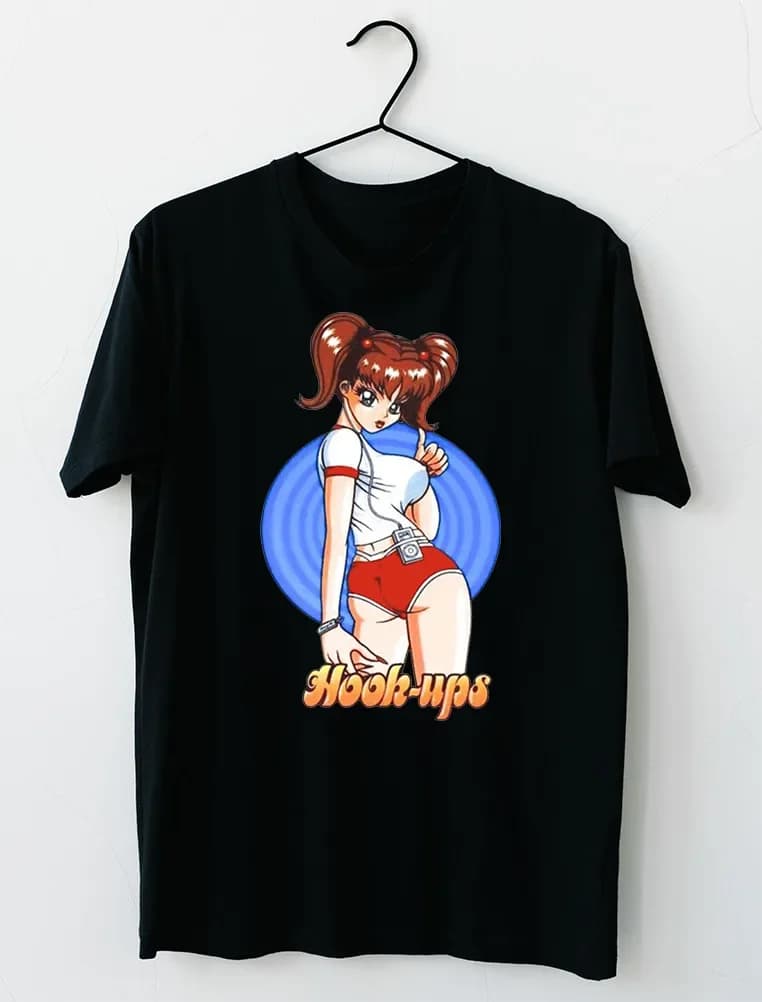 T-shirt da ragazza Walkman da skateboard con ganci