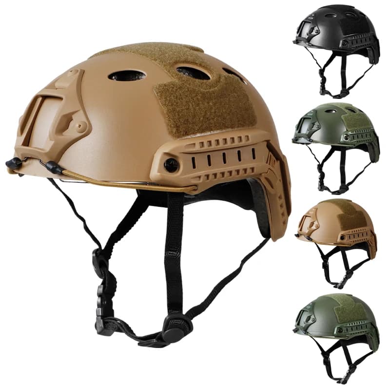 BOOIU Tactical helmet Airsoft Helmet FSAT PJ/MH Military tactical equipment Outdoor cycling Hiking helmet protection CS
