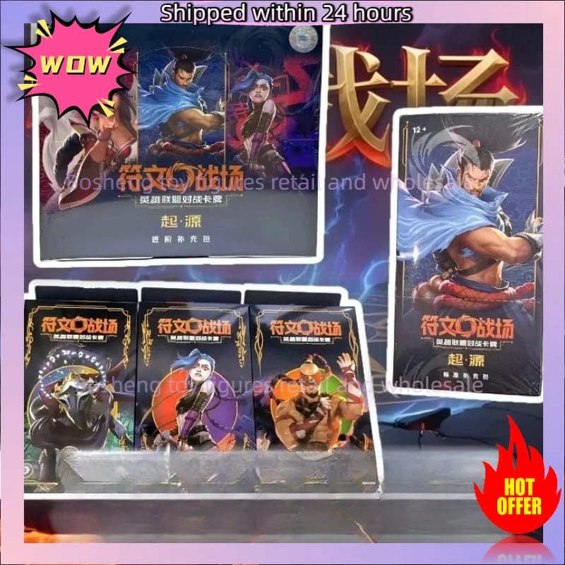 Shining Soul Riftbound originale: League of Legends Gioco di carte collezionabili LOL Confezione supplementare Set di prelievo Scatola di carte Regalo per bambini