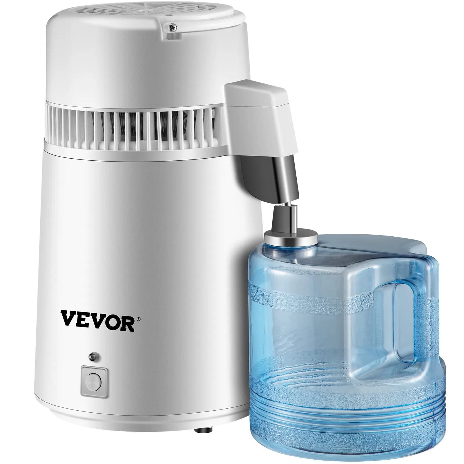 VEVOR 4L/1L-h Depuratore per distillatore d'acqua, 220 V 304SS per uso dentale/medico/domestico, acqua pura e oli essenziali (spegnimento automatico)