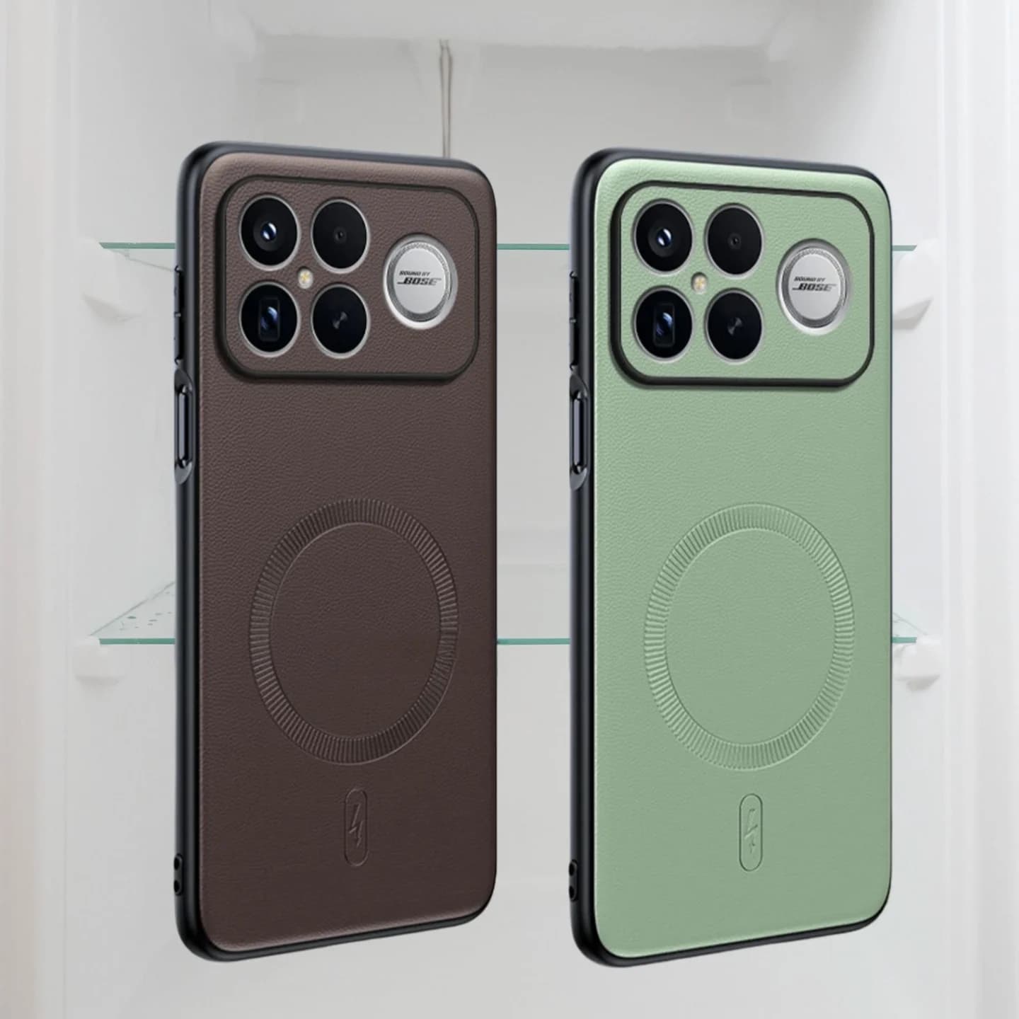 Luxury Soft Silicone Leather Case For Xiaomi Poco F6 F7 F8 Ultra X6 X7 X8 Pro Max Full Lens Protection Magnetic Charging Cover