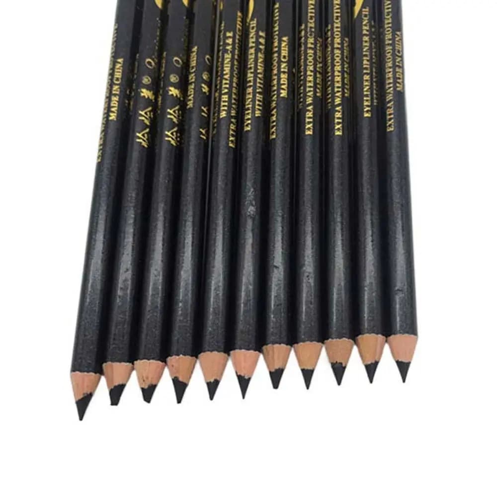 3Pcs/set Waterproof Eyebrow Pencil with Sharpener Lid Brown Black Eyebrow Pen Long Lasting Brow Tint Tool Eyebrow Enhancer