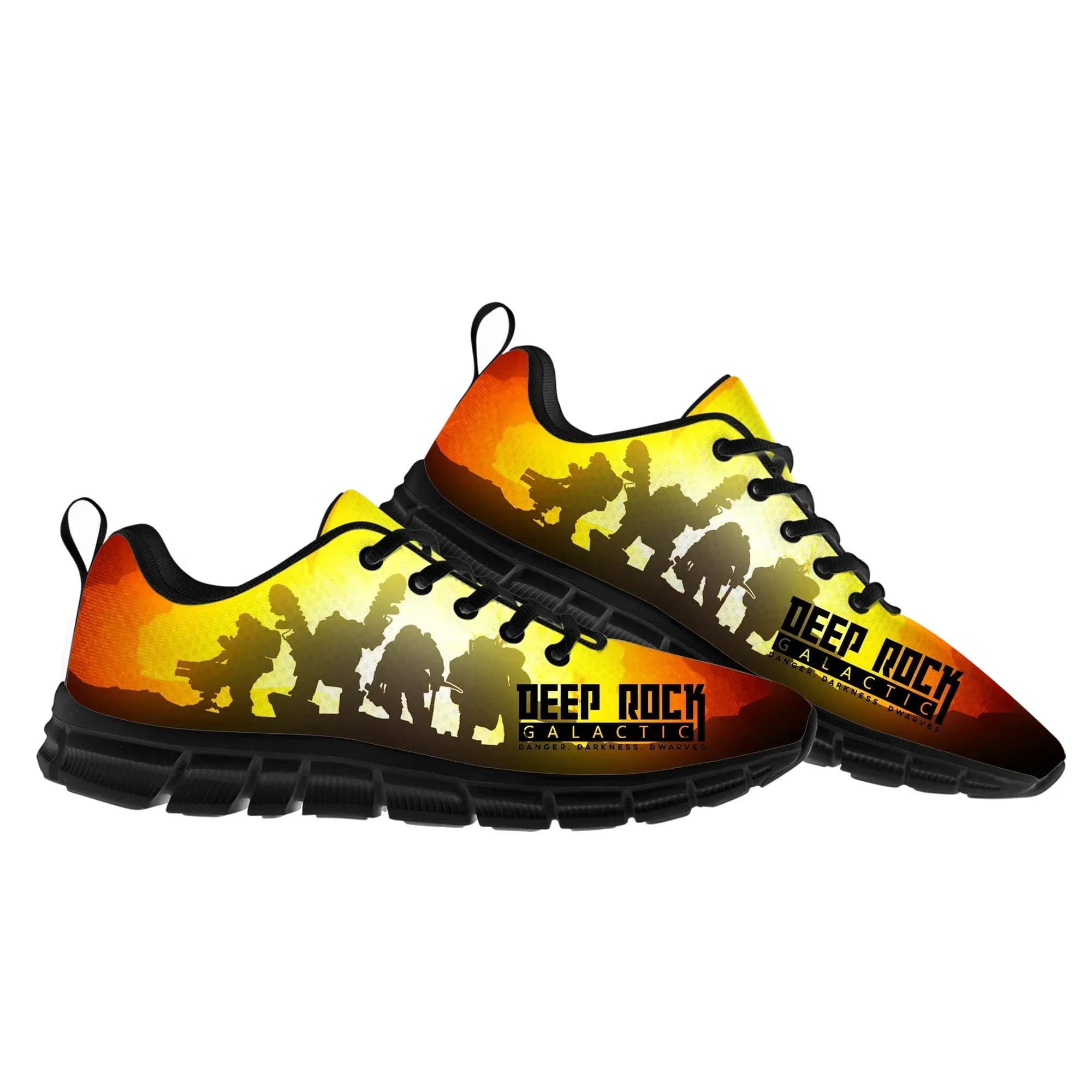 Scarpe Sportive Deep Rock Galactic, Sneakers Personalizzate con Design Cartoon per Uomo e Donna