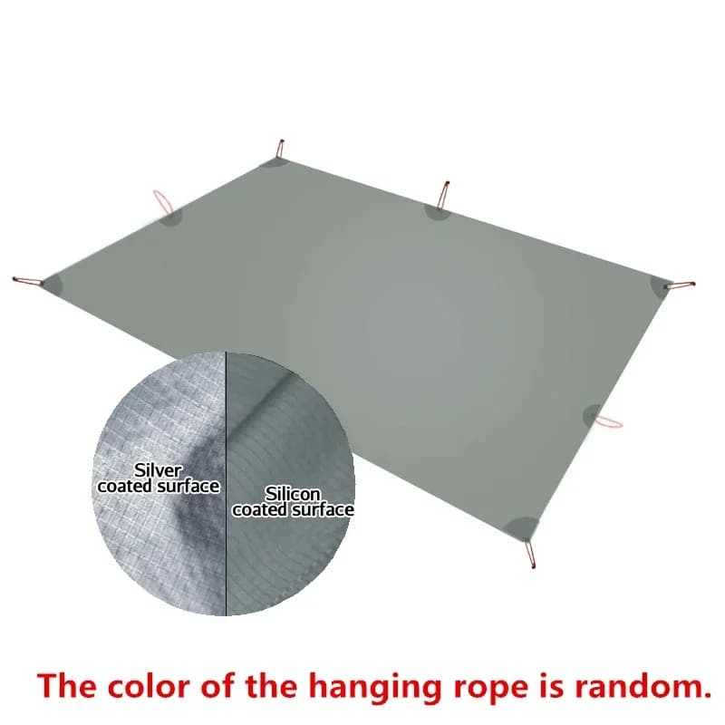 Outdoor ultralight camping tent, camping tent, waterproof tent, tourist tent, shadow, garden, beach, swimming pool, sunshade, sailing tent