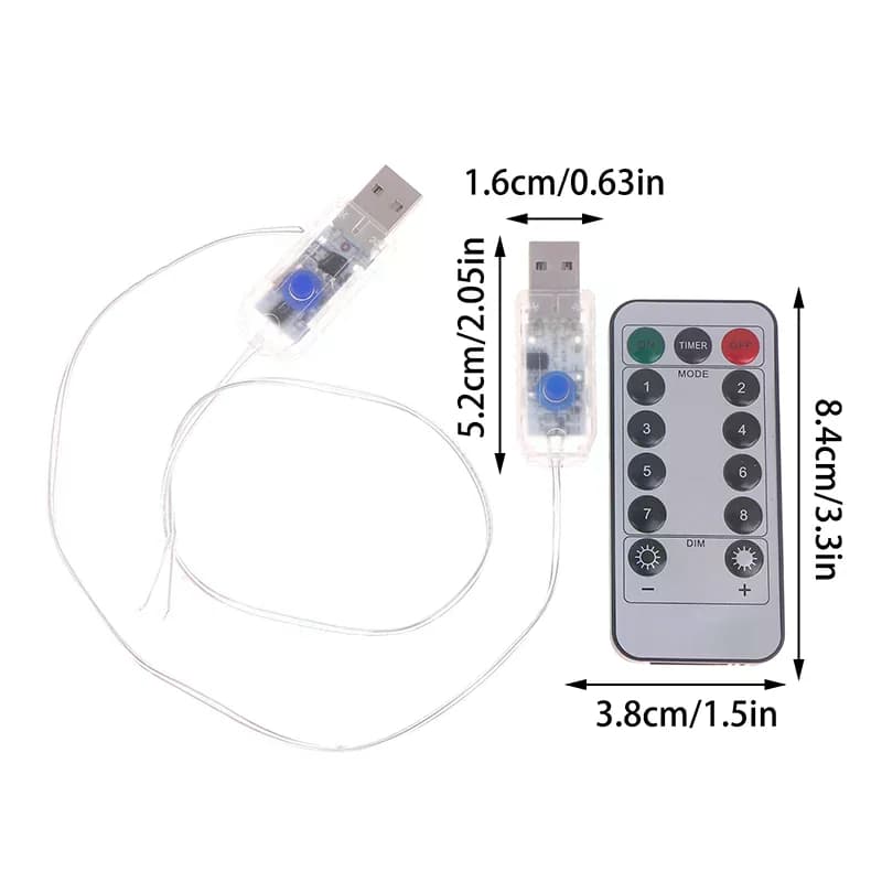 4.5V LED Strips Light Remote Controller USB Circuit Board Christmas Home Party Lighting Decoration Equipment Led Light Remote