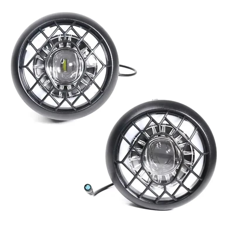 Faro Anteriore AEA6 Nuovo per Bici Elettrica OOK-TEK S8 - Kit Riparazione Bici Elettrica, Luce LED, Faro Anteriore di Ricambio