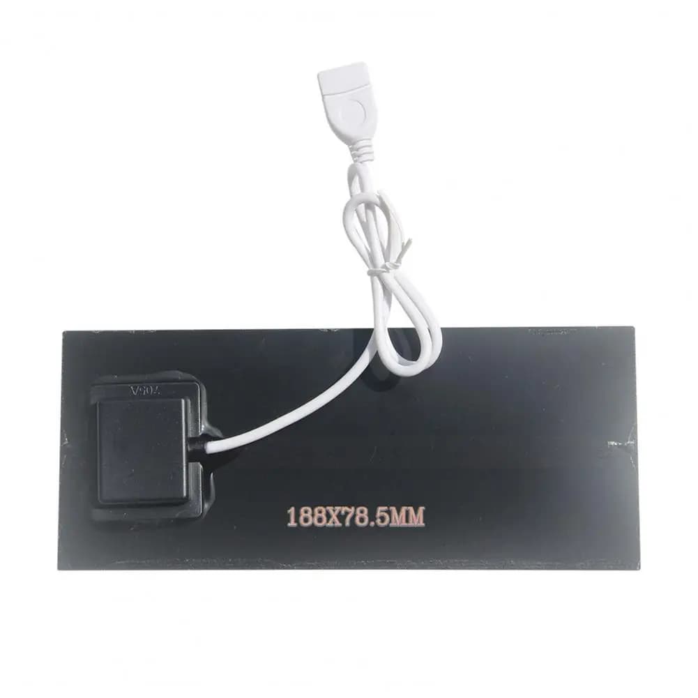 Ultra-thin Solar Panel Emergency Solar Panel Charger High-efficiency Portable Power Bank Compact Outdoor Phone for Camping