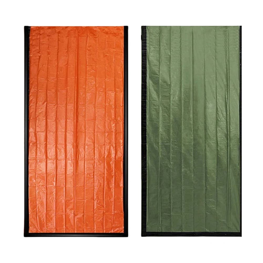 Packaging 2: Emergency Thermal Phone, Portable Bivouac Bag, Thermal Pear Bag, Camping Survival Equipment, Hiking and Open Adventures