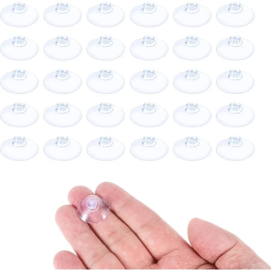 simarro 30 pezzi piccola ventosa 2 cm aspirazione in vetro senza ganci adesivo extra forte mini aspirazione per casa cucina bagno Wa