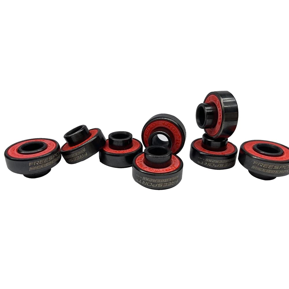 608 cuscinetti ibridi in ceramica nera per Skateboard in linea o Skateboard Scooter Longboard (confezione da 8)