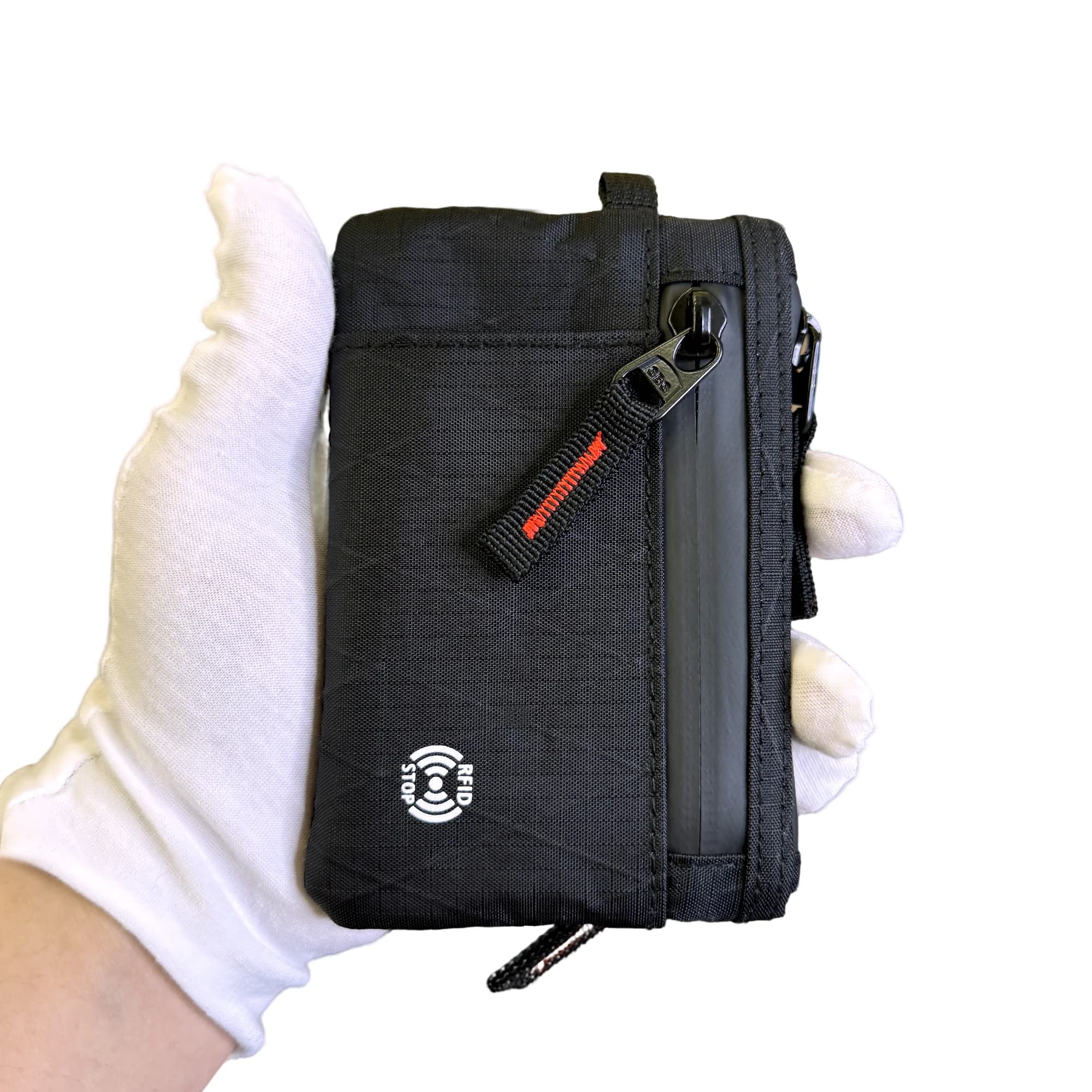 Portafoglio Ultrasottile EDC alla Moda con Protezione RFID Antifurto | Portamonete unisex con cerniera | Portacarte di Credito Multicomparto, Accessorio da Viaggio Portatile e Leggero