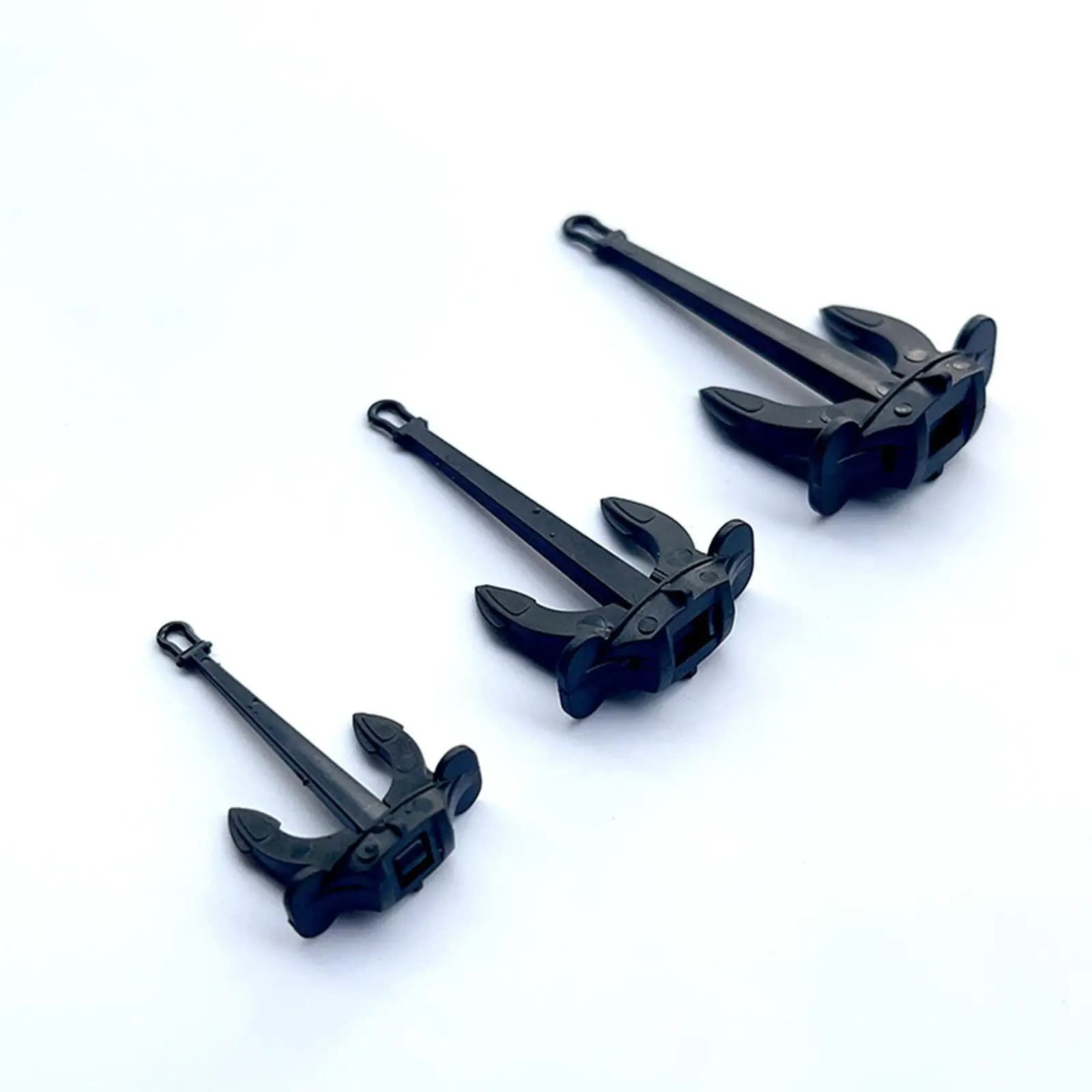 Simulation Nautical RC Boat Anchors Mini Hall Anchor Rod Plastic Boat Accessories for Model Ship Kits