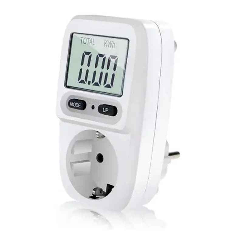 Presa Intelligente AT82 per Misurazione Consumo Elettrico con Retroilluminazione, Contatore Elettrico, Presa EU