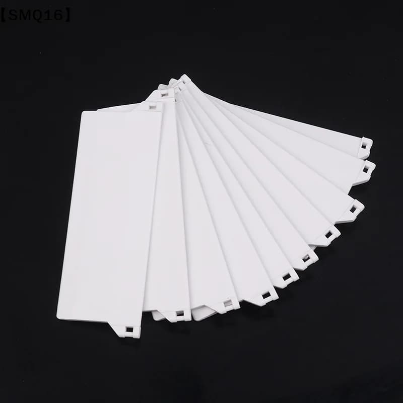 10Pcs Plastic Base Plate 127mm Portable Vertical Blind Bottom Weights Slats For Vertical Blind Fittings Roller Accessories【SMQ】
