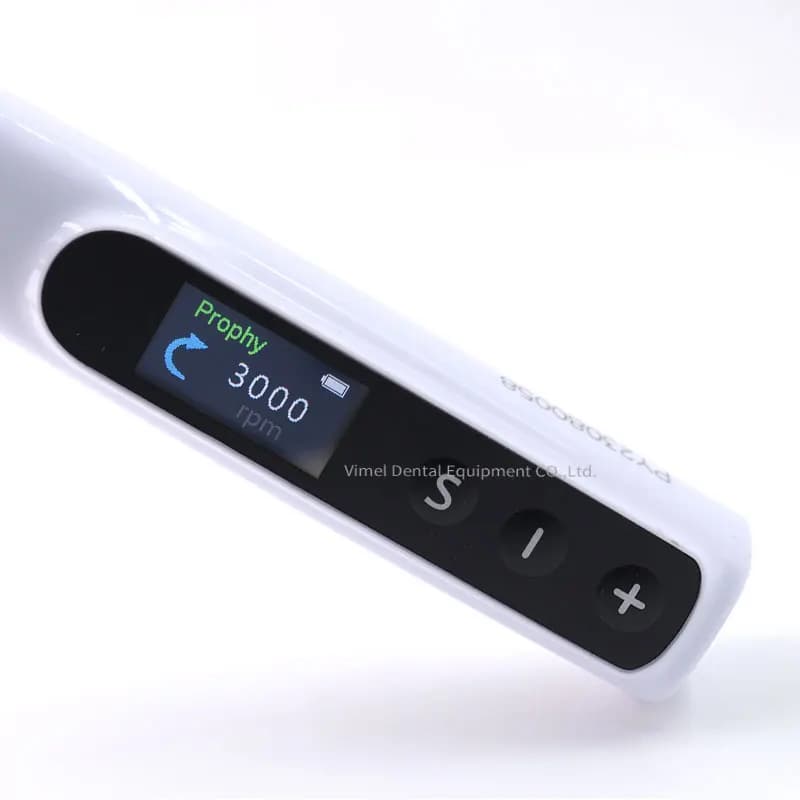 Manipolo Elettrico Wireless per Igiene Dentale, Lucidatura e Angoli per Profilassi per lo Sbiancamento dei Denti