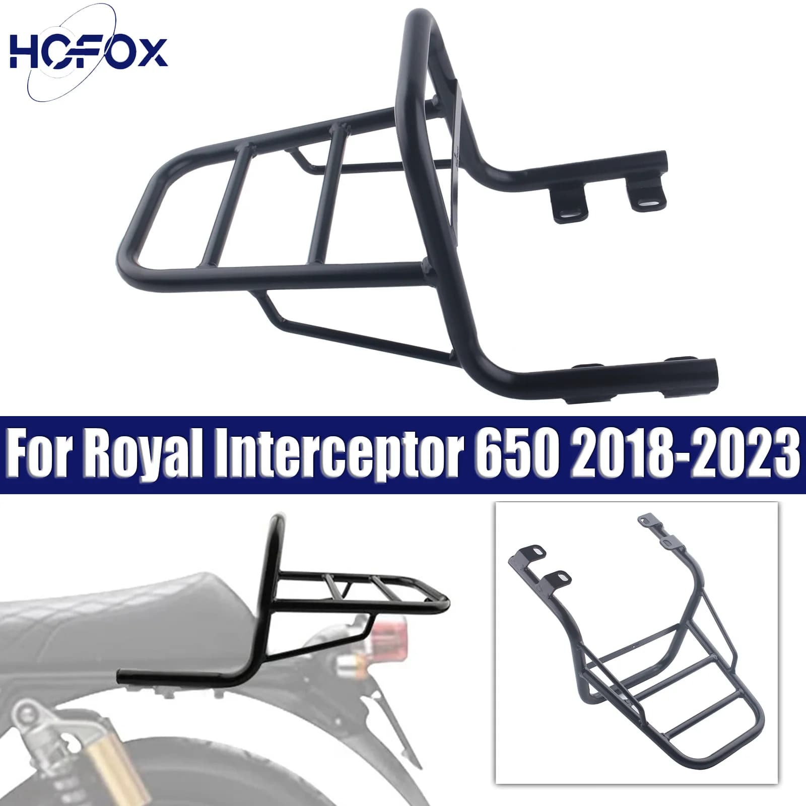 Portapacchi posteriore Valigia Portapacchi Bordo portapacchi Scaffale Scaffale posteriore per Interceptor 650 2018 2019 2020 2021 2022 2023