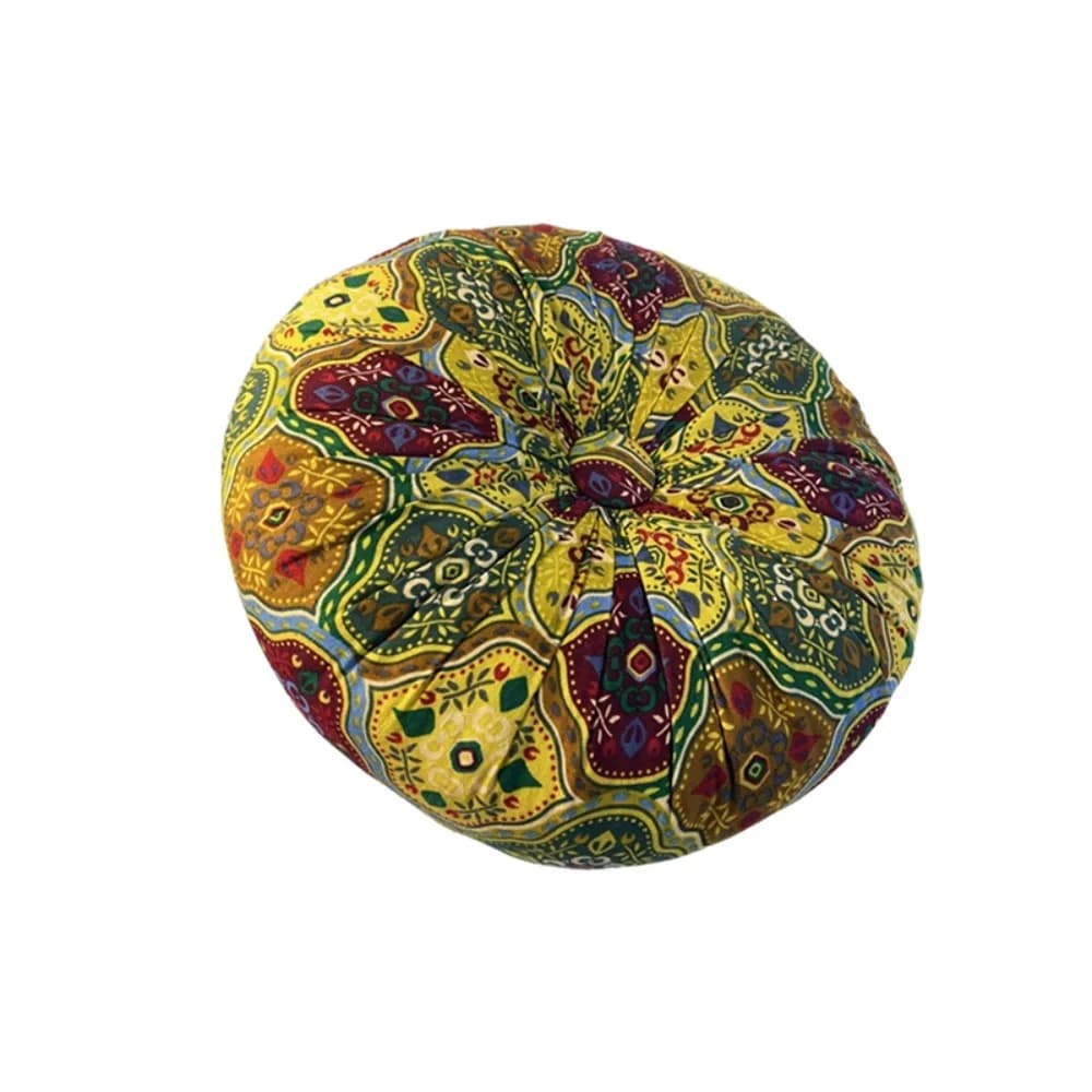Multi-functional Round Bohemia Style Meditation Cushion Thickened PP Cotton Filling Tatami Seat Cushion Soft Colorful Futon Yoga