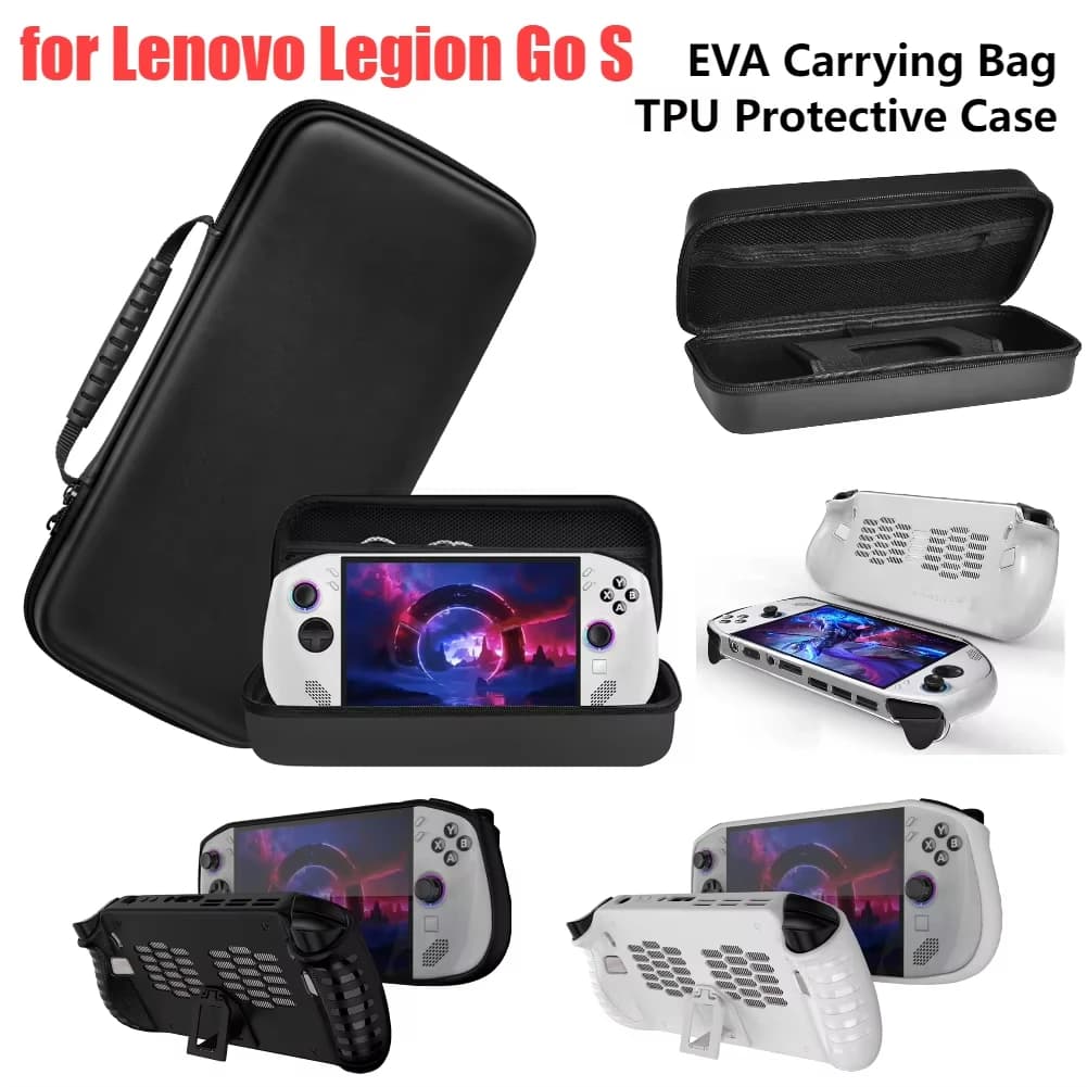 Custodia Rigida Portatile in EVA per Lenovo Legion Go S / Custodia Protettiva Morbida in TPU Impermeabile e Antiurto per Console di Gioco