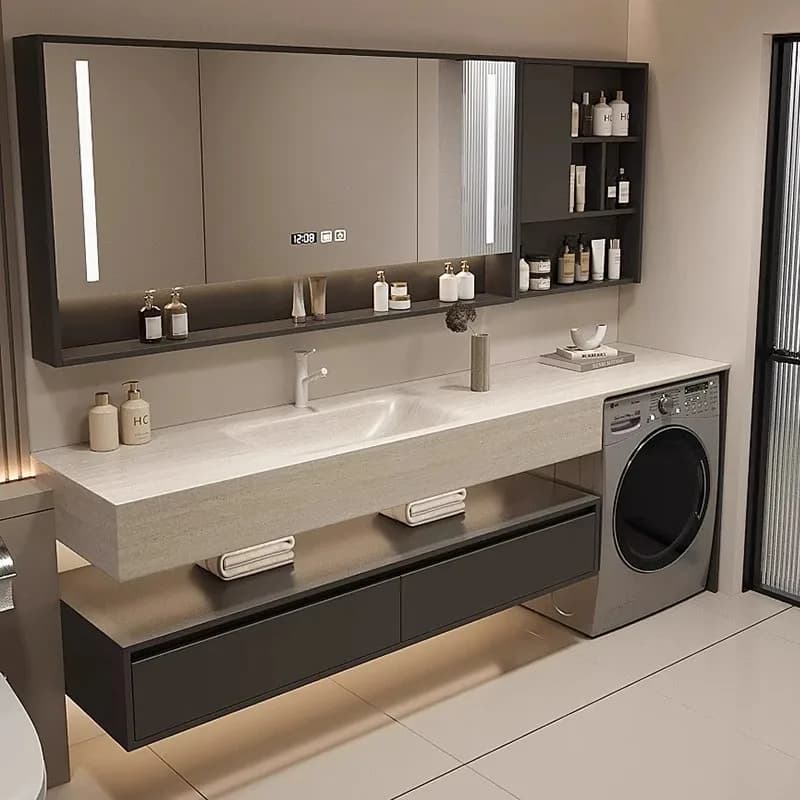 Armadietto da bagno portaoggetti moderno salvaspazio stretto