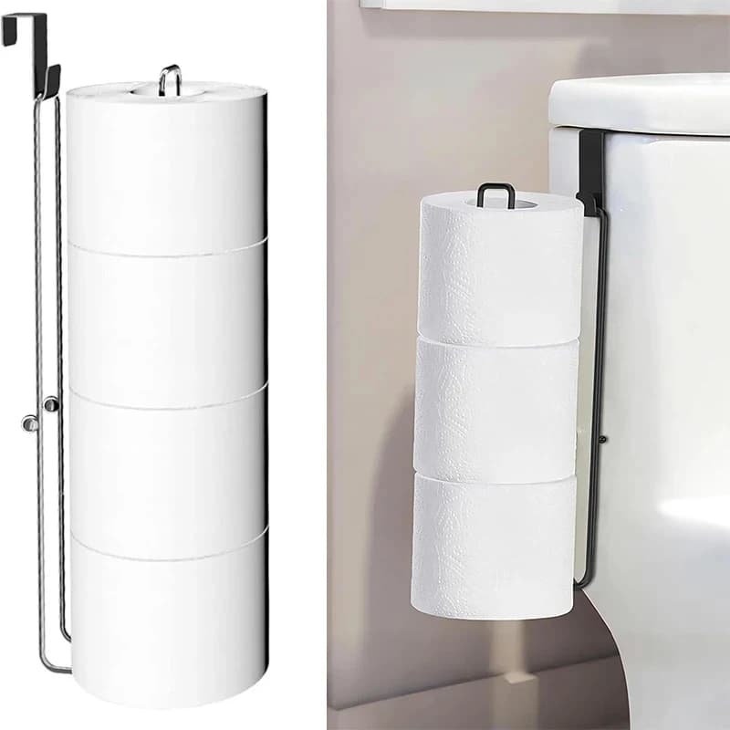 Nuovo porta carta igienica da bagno, porta carta igienica da parete, piccolo organizer per il bagno