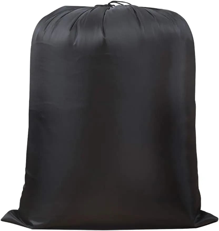 Borsa per biancheria extra large, 43"x55", nera - Contenitore multiuso per biancheria da letto, viaggi, campeggio