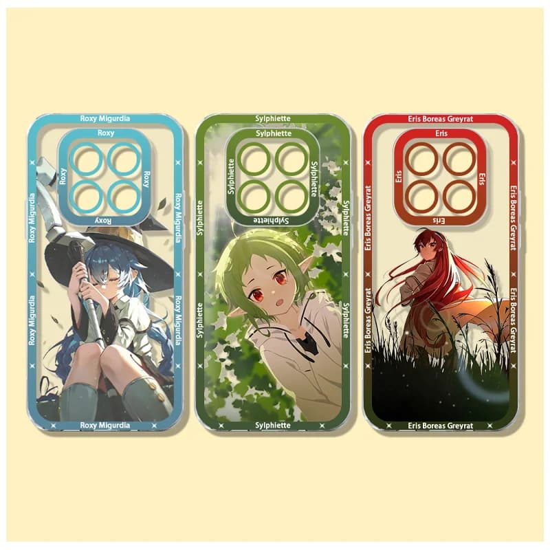 Custodia trasparente M-Mushoku T-Tensei Sylphiette per Xiaomi Redmi Note 15 14 13 Pro Plus 12 10 11 14S 13S 12S 11S 10S 4G 5G