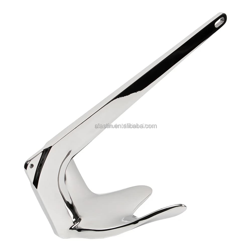 New Arrivals Marine Boat Bruce Anchor 316 Stainless Steel Marine Hardware Claw Anchor For Boat