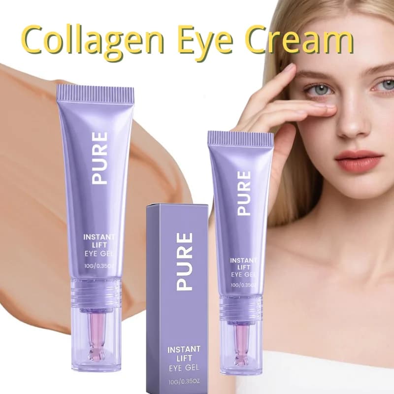 Instant Eye Bag Removal Collagen Cream Hydrating Moisturizing Under Eye Serum Soften Dry Skin Around Eyes Daily Skincare Gel