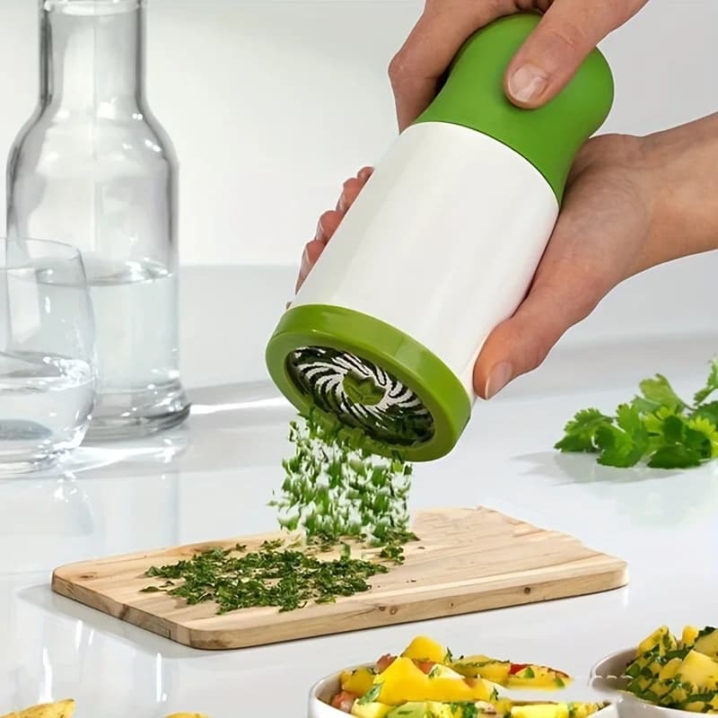 Smerigliatrice manuale per erbe, mulino per spezie, taglierina per verdure, per aglio, prezzemolo, ciotola, utensile da cucina, gadget, affettatrice per frutta e verdura