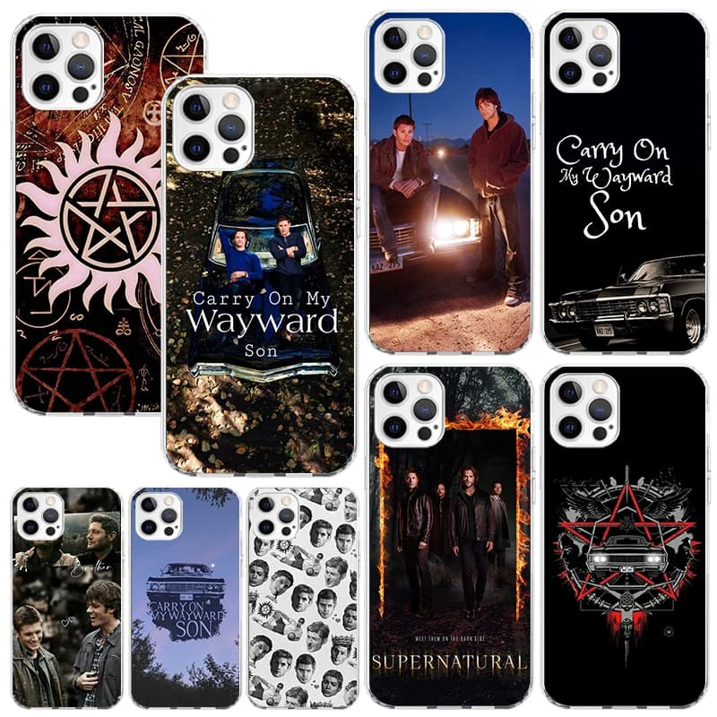 Custodia per telefono Babaite Supernatural SPN Dean e Sam per iPhone 17 Air 16 15 Plus 16E 14 Pro Max 13 Mini 12 11 7 8 SE Fundas Soft Ba
