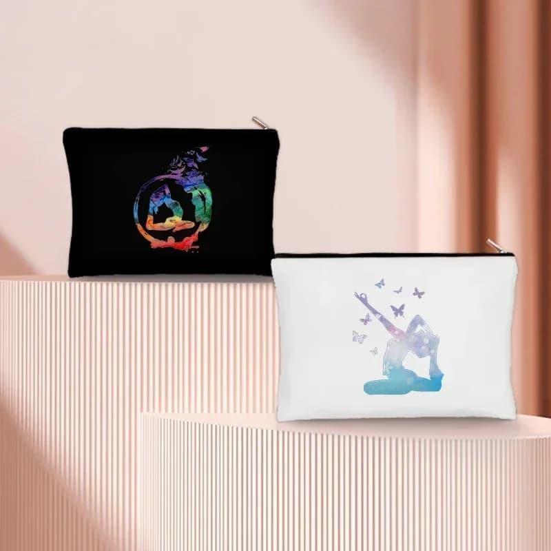 I love gymnastics bag Hinge bag for gymnastics movements Cosmetic makeup bags Gift for girls gymnastics bag for lipstick