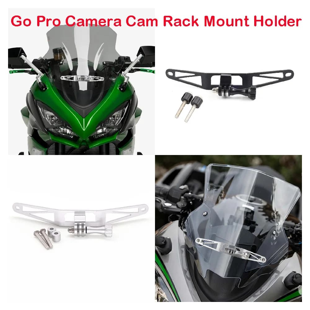 Suitable for Kawasaki Ninja 1000SX 1100SX SE Ninja1100 ABS 2020-2026 Moto Cam Rack Go Pro Camera Bracket Dash Cam Mount Holder
