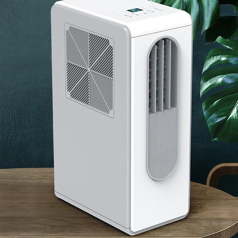 Condizionatore d'Aria Portatile Senza Condotti per Raffreddamento Cucina, 500W (1800 BTU) Raffreddamento Rapido, con Filtro per il Controllo dell'Olio