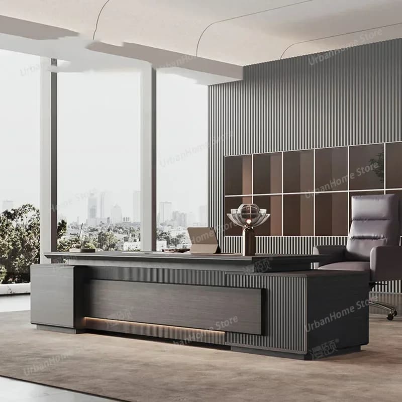 Scrivania Angolare Bianca per Computer, Regolabile, con Accessori per Studio, Organizzatori per Trucco e Ufficio