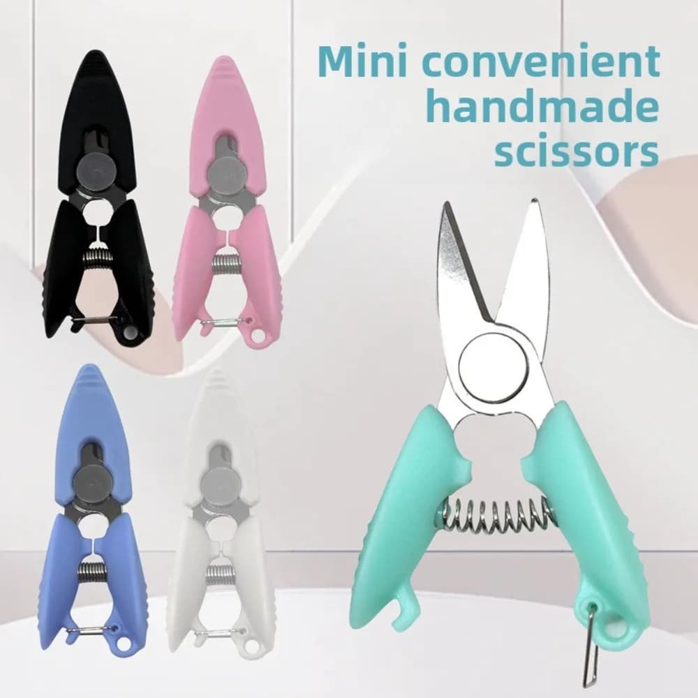Kit Compatto di Forbici da Sarto 5 Pezzi, Utensili per Taglio Metallo, Accessori per Cucito, Ricamo e Artigianato