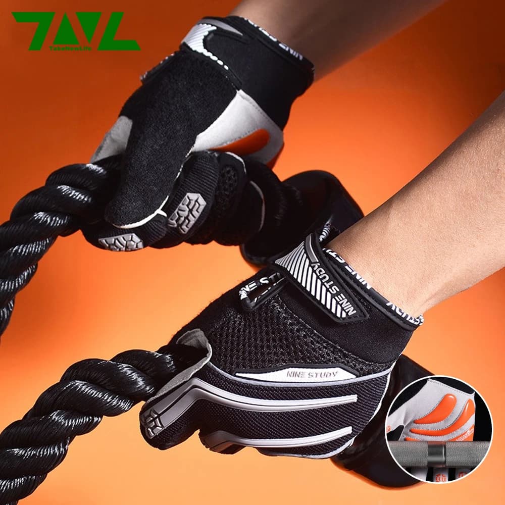 Finger Fitness Gloves for Cycling Gym Frisbee Sport Non-slip and Breathable Training Gloves Man Woman Palm Protection