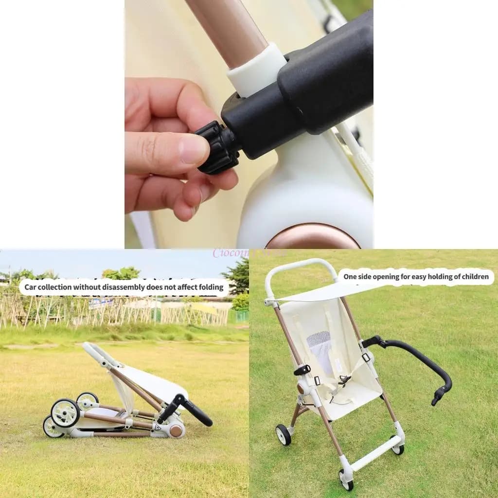 Y1UB I passeggini ergonomici per bambini brasonno staccabile per paraurti in pelle Anti Slip Design
