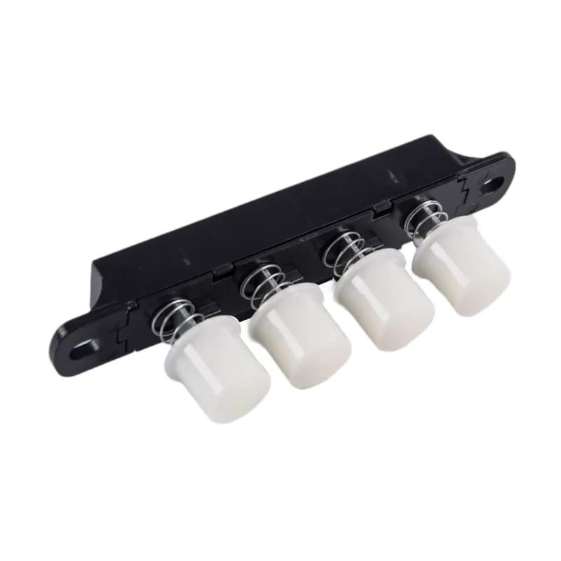 {QTG333} 1 pz 250 V 4 pulsanti tipo pianoforte interruttore tastiera per ventola elettrica plug-in ventola da pavimento