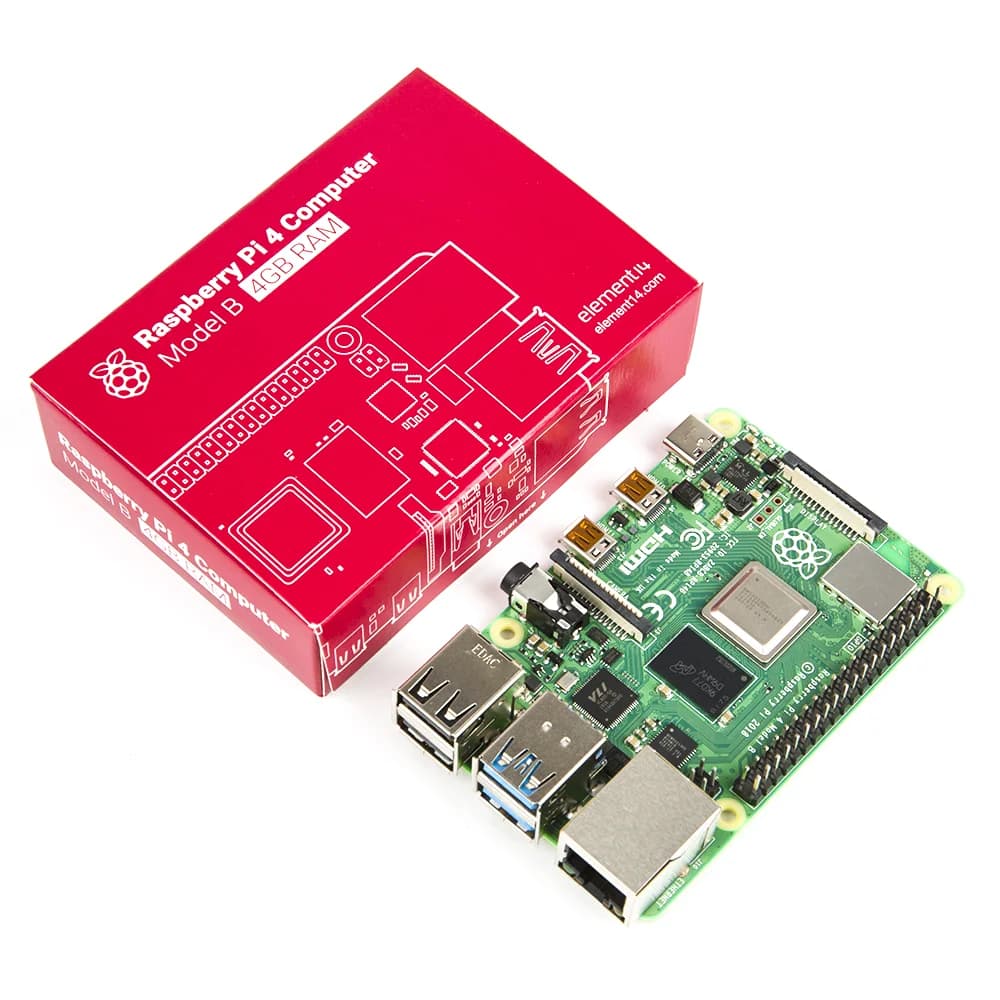 Scheda di sviluppo originale Raspberry Pi 4 modello B 1G/2G/4G/8G RAM CPU quad-core a 64 bit 1,5 GHz Supporta WIFI e per Bluetooth 5.0