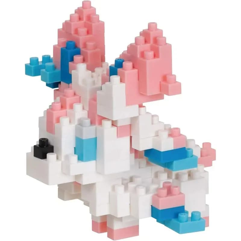 Kawaii Nanoblock Originale Pokemon Eevee Blind Bag Blocchi da Costruzione Mini Micro Blocchi Fai da Te Giocattolo Educativo da Collezione Regalo