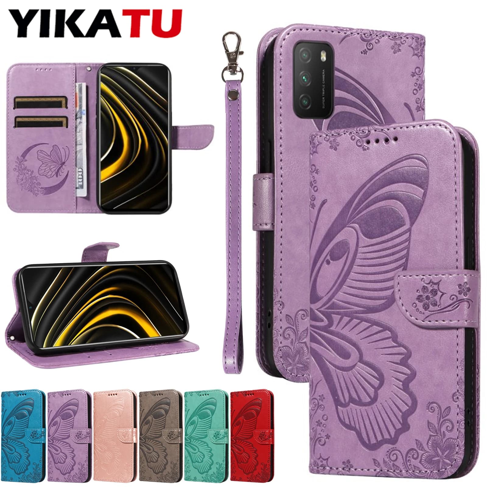 Custodia a portafoglio in pelle magnetica per Xiaomi Poco X7 X6 X5 X4 GT X3 NFC M7 M6 4G M5S M4 M3 Pro 5G F6 F5 F4 F3 C75 C65 Struttura della carta