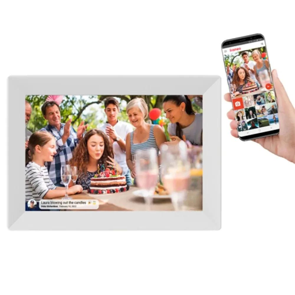 MIGLIORE VENDITA cornice per foto digitali cloud wifi da 10,1 pollici ios Android APP
