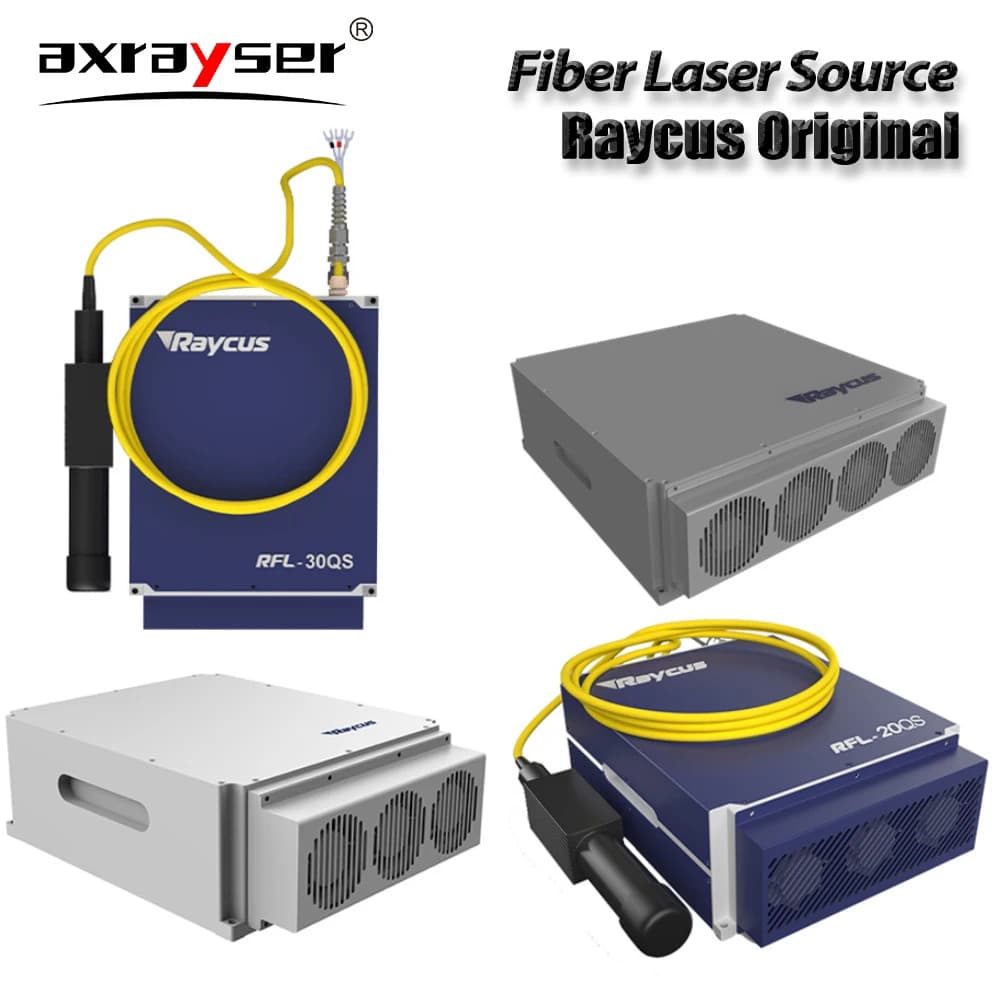 Raycus Original Fiber Laser Source Pulse Continuous QA QB QE QS 20W 30W 50W 70W 100W for Engraving Marking Machine RFL20QE/30QB